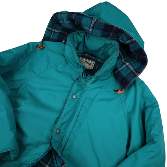 Vintage L.L.Bean Long Wool Lined Heavy Coat - Picture 3 of 6